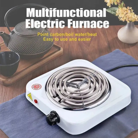 Electric Stove for cooking, Hot Plate heat up in just 2 mins, Easy to clean, 1000W, Automatic