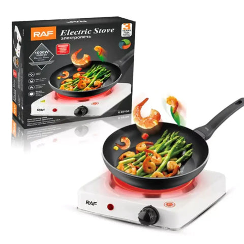 Electric Stove for cooking, Hot Plate heat up in just 2 mins, Easy to clean, 1000W, Automatic