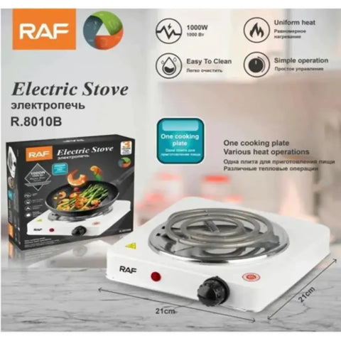 Electric Stove for cooking, Hot Plate heat up in just 2 mins, Easy to clean, 1000W, Automatic