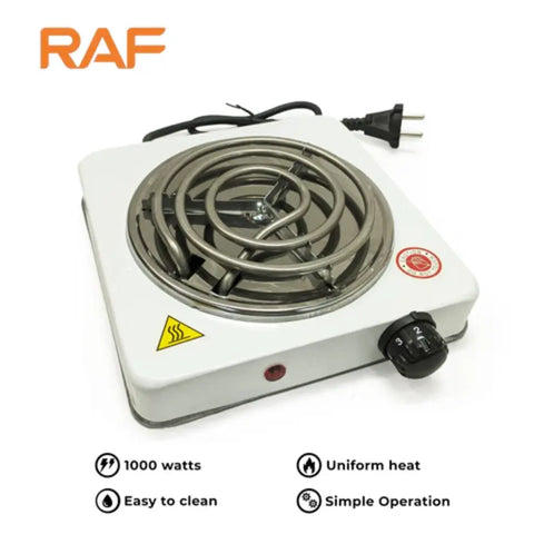 Electric Stove for cooking, Hot Plate heat up in just 2 mins, Easy to clean, 1000W, Automatic