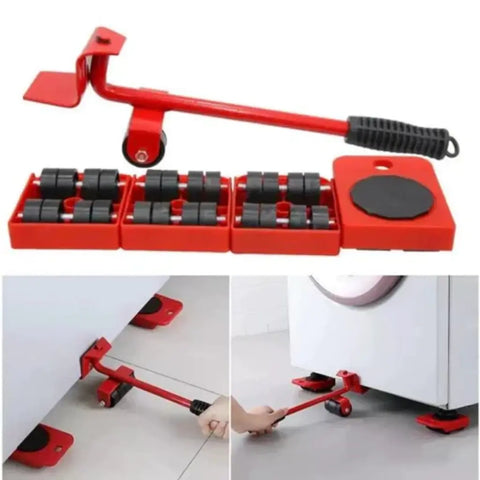 Heavy Furniture Moving Tool Set, Flexible Mover Sliders Kit, Moving Roller Kit