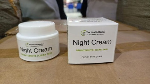 Night Cream For Bright, White & Clear Skin- The Health Healer Night Cream