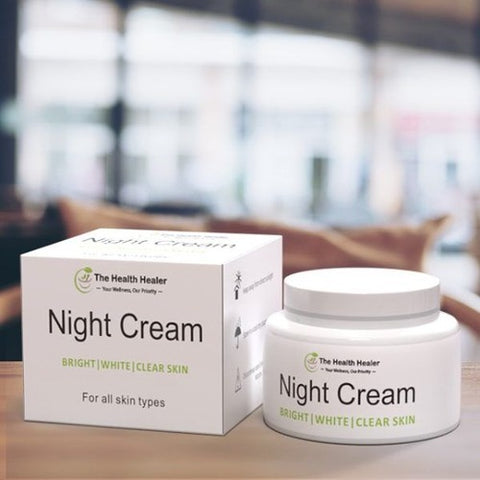 Night Cream For Bright, White & Clear Skin- The Health Healer Night Cream