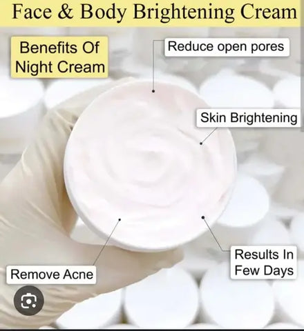 Night Cream For Bright, White & Clear Skin- The Health Healer Night Cream