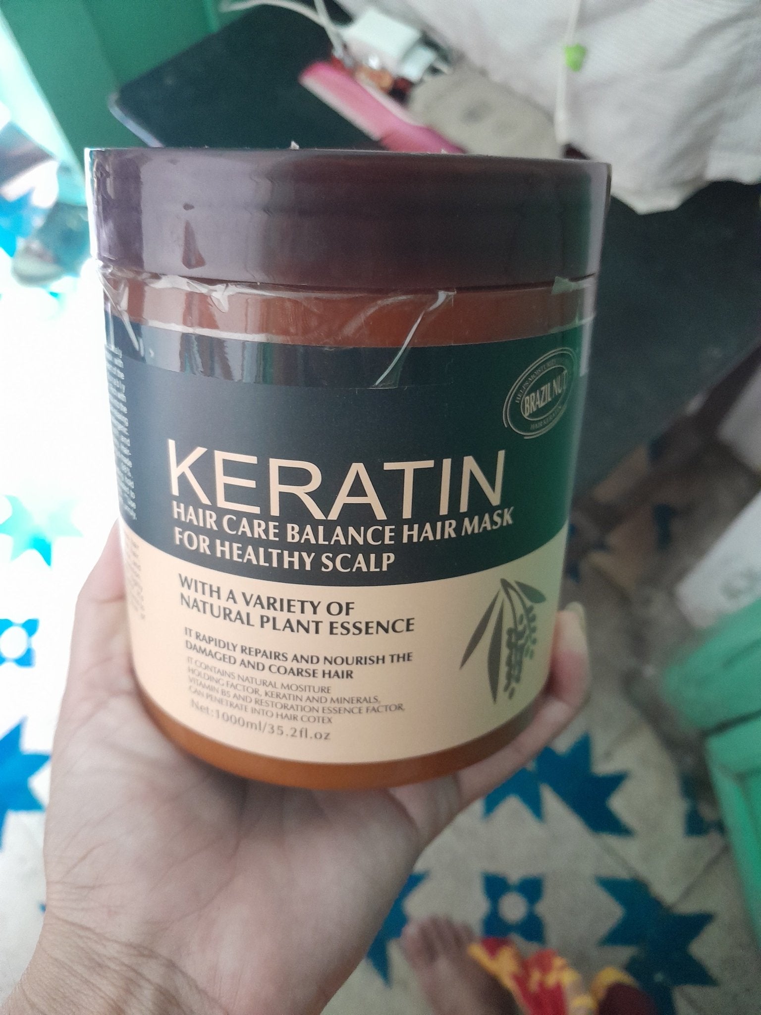 Keratin Hair Care Balance Hair Mask & Hair Treatment – (500ml) - Fiveas Store