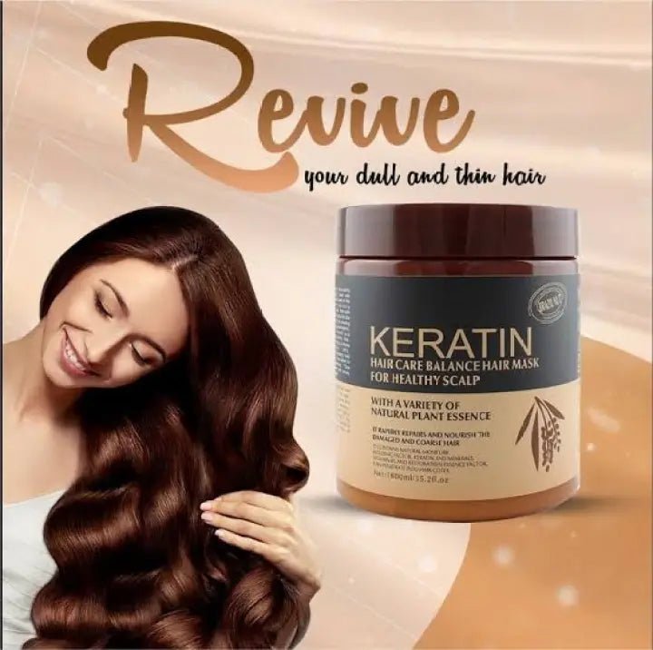 Keratin Hair Care Balance Hair Mask & Hair Treatment – (500ml) - Fiveas Store